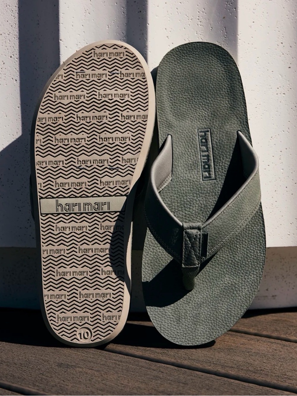 Hari Mari Pier Flip Flops - Pier Palm - Size 11